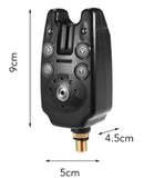 Fishing Bite Indicators Kits, 3 Wireless Fishing LED Alarm Alert & 3 Extending Aluminum Alloy Fishing Bankstick & Padded Fishing Tool Bag N\P