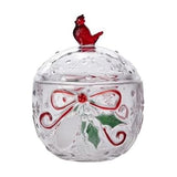 Celebrations by Mikasa Cardinal Holiday Jewelry Trinket Covered Box, 5 Inch