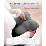 BOB AND BRAD Back Massager with Heat and Remote, EZBack Plus Shiatsu Massage Pillow with 3 Level, Kneading Deep Tissue Massage for Neck, Shoulder, Leg, Upper & Lower Back Pain Relief, FSA Eligible HSA