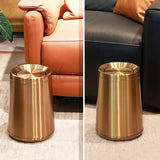 LEASYLIFE 8L/2.1GALbrass Garbage can with Swing lid