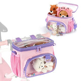 Kids Bike Basket - Bike Basket Front Fits Most Bikes & Scooters - Pink