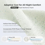 Sweetnight CoolNest Hybrid King Size Mattress 14 Inch, Cooling Pillow Top