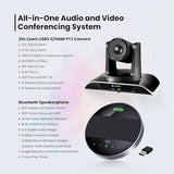 20xAll-in-1 Video and Audio Conferencing System 20X Optical Zoom USB3.0 HDMI PTZ Camera and Conference speaker