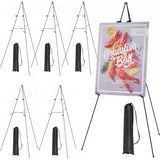 Easel Stand for Sign: 63" Art Metal Easels for Display with Bag - Portable Foldable Instant Tripod Easel Sign Stand for Wedding
