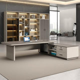 LSIGHTUS 71" Wood Large Modern Executive Office Desk, Modern