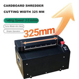 Expanded Cutting Machine for Corrugated Boxes - 325mm Width, Cardboard Slitting Mesh Strip Cutter