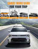 KINGGERI 300lbs Roof Rack Cross Bars Compatible with Kia NIRO 2023 2024 2025 2026 with Flush Side Rails, Lockable Heavy Duty Aluminum Roof Rails Crossbars Rooftop Cargo Carrier Luggage Black