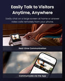 SwitchBot Video Doorbell Camera Wireless with Monitor, No Subscription, 4.3 Inch Screen