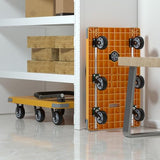 WUD Push Cart, Folding Mobile Platform Trolley,Thickened and Reinforced