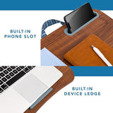 Designer Lap Desk with Phone Holder and Device Ledge - Arrow Stripes - Fits up to 15.6 Inch Laptops - Style No