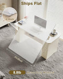 Blvornl 10Pack 34.5"*47.1" Hard Material Chair Mat for High Pile Carpet and Hardwood Floor