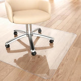 Clear Chair mat for Hard Floors 42in x 77in Transparent Floor Mats