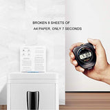 Minute Heavy-Duty Micro-Cut Paper Shredder, High-Security with CD/Credit Cards, 8-Sheet Shredding Capacity