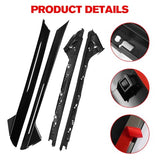 A-Pillar Windshield Molding Trim Kit Front Outer & Inner (Left & Right) Fit for 2011-2019 Ford Explorer 4 Door Utility, Replace BB5Z7803144AA BB5Z7803145AA BB5Z7803136BA BB5Z7803137BA 926-450 926-451