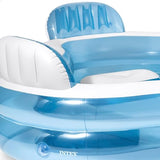 Intex 56475EP Swim Center Family Lounge Inflatable Pool, 90" X 90" X 26", for Ages 3+