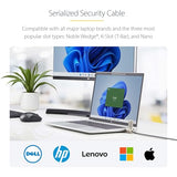 StarTech.com 25-Pack Universal Laptop Lock 6.6ft (2m), Serialized Security Cable
