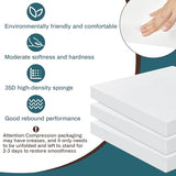 Frienda 3 Pack 3 x 20 x 20 Inch Upholstery High Density Foam Cushion Replacement Square Cut to Size Foam Couch