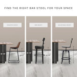 Signature Design by Ashley Caitbrook Casual Counter Height Dining Table and Upholstered Bar