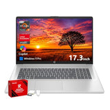 HP 17 Inch FHD Laptop Computer for Business & Students 32GB RAM 1TB SSD | AMD Ryzen 5 7430U Processor