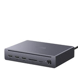 BGGJJ Maxidok Thunderbolt 5 Docking Station 10-in-1 USB-C Hub 2xTBT5 140W 120Gbps 8K60Hz DP SD TF Gigabit RJ45 Compatible with Laptop PC