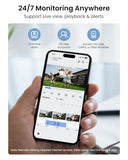 REOLINK 8CH 4K/8MP Home Security Camera System with 2TB HDD RLK8-800D4