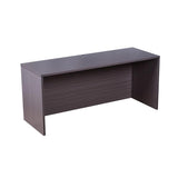 Boss Office Products 66" U-Shape Desk with 2 File Pedestals, Driftwood Finish, Thermal Fused Melamine, Scratch Resistant, Lockable Drawers, Modular Executive Home or Office Workspace Configuration