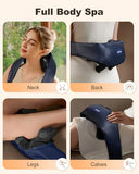 Beleduc Neck and Shoulder Massager with Soothing Heat,FSA Eligible, Cordless Neck Back Massager, Upgrad 4D Shiatsu Deep Kneading Massage for Back Shoulder
