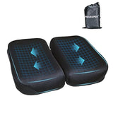 Adjustable Seat Cushion, Memory Foam Office Chair Cushion, Car Seat Cushion, Foldable Travel Cushion for Tailbone Pain, Sciatica Pain Relief (Small)