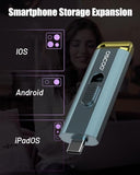 Up to 2100MB/s, Supports Apple 4K 60fps ProRes, External Hard Drive USB 3.2 with USB-C & A for iPhone