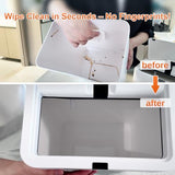 LYNLOO 9L/2.4Gal Touchless Bathroom Trash Can, 0.2s Motion Sensor Auto-Close