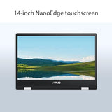 Chromebook Flip CX1 Convertible Laptop, 14" FHD NanoEdge 360-degree Touchscreen, Intel Celeron N4500 Processor