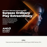 CyberPowerPC Gaming PC, AMD Ryzen 9 9900X, GeForce RTX 5070 12GB