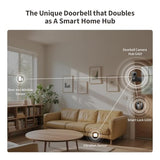 Aqara Smart Doorbell Camera G410 with Chime, 2K, HomeKit Secure Video, 2-Way Audio
