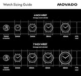 Swiss Quartz Movement, 3 ATM Water Resistant Luxury Timepiece - Gift for Her - 34mm
