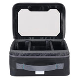 Evolution Fishing Plastix Case – Medium, Waterproof Soft Plastic Lure Storage Box, EVA Structured Interior, Clear Lid, Removable Dividers, Tackle Organizer