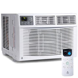 10,000 BTU Window Air Conditioner, Smart WIFI Control for 450 sq. ft. Room, Silent Window Air Conditioner Unit with Cooling/Fan/Dry Mode, Bedroom/Apartment/Dormitory