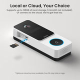 aosu Doorbell Camera Wireless- Head-to-Toe View, 2.4GHz WiFi Video Doorbell with Chime