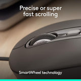 Logitech Signature Slim Wired Combo MK625 for Business, Optical Wired Mouse, Full-Size Keyboard