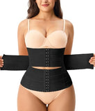 Gotoly Waist Trainer for Women Corset Shapewear Tummy Control Faja Body Shaper Postpartum Segmented Waist Cincher(Black,3X-Large)