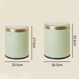BXFIRS Smart Sensing ABS Trash Can for Household Use with Automatic Lid Opening Kitchen Living Room Bedroom Garbage Bin(D,26.5 * 32.5CM)