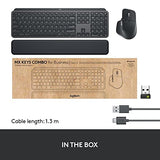 Logitech MX Keys Combo for Business | Gen 2, Full Size Wireless Keyboard and Wireless Mouse