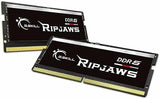 G.SKILL Ripjaws DDR5 SO-DIMM Series DDR5 RAM 32GB (2x16GB) 5600MT/s CL40-40-40-89 1.10V Unbuffered Non
