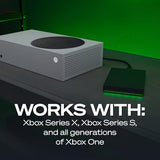 Seagate Game Drive for Xbox 2 TB External Hard Drive Portable HDD - USB 3.2 Gen 1, Black with built-in green LED bar