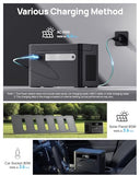2026 Portable Power Station 350W, 288Wh LiFePO4 Battery Backup, Power Bank with AC Outlet 110V/ 700W Surge, Solar Generator Fast Charging for Camping Essentials, Hurricane Emergency, Home, Road Trips