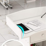 Podium Portable Lectern Wooden Podiums with Drawer and Open Storage Podium Stand Conference Table