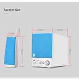 NJJOWRQ Multimedia Active Subwoofer Stereo Home Laptop HiFi Speaker Desktop