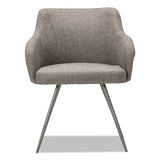 Alera Captain Series Guest Chair, Gray Tweed