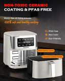 6-in-1 Air Fryer, 7-Qt Large Capacity, 50°F–400°F Precise Temp Control, Non-Toxic PFAS-Free Nonstick, Air Fry