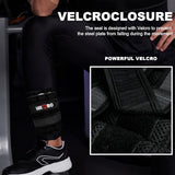 Ankle Weights Wrist Weights for Men Women, 1 Pair Adjustable Removable Steel Weighted Plates Arm Leg Weights for Walking Running Pilates