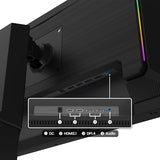 CRUA 27" FHD 540Hz IPS Gaming Monitor, FreeSync, Adjustable Vertical Pivot